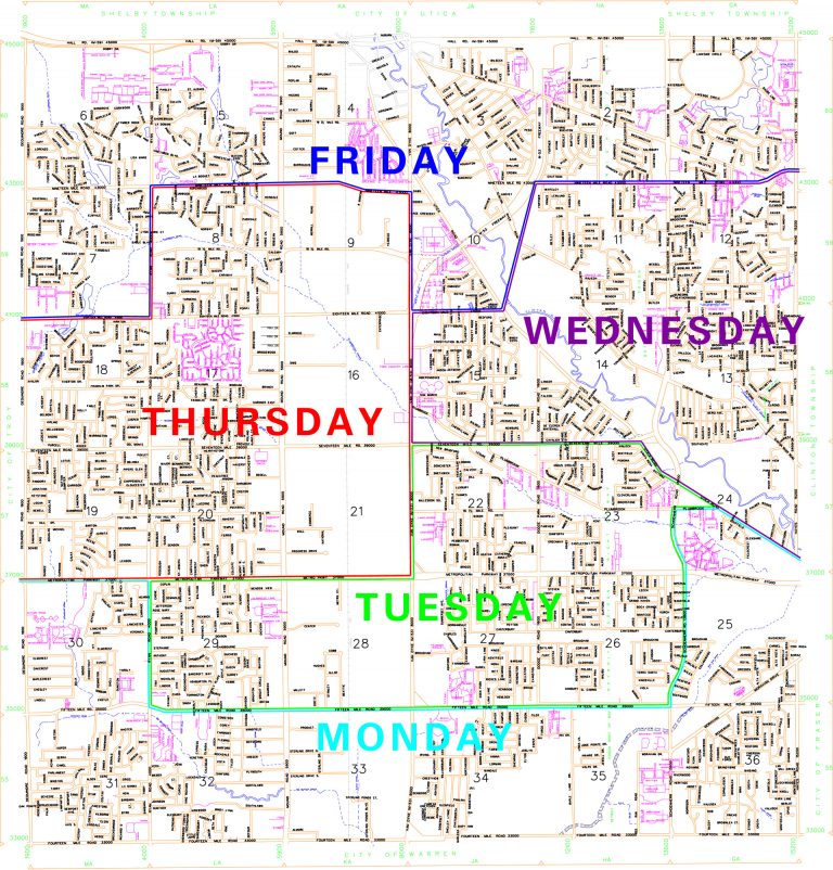 Sterling Heights Trash & Recycling Pickup Priority Waste