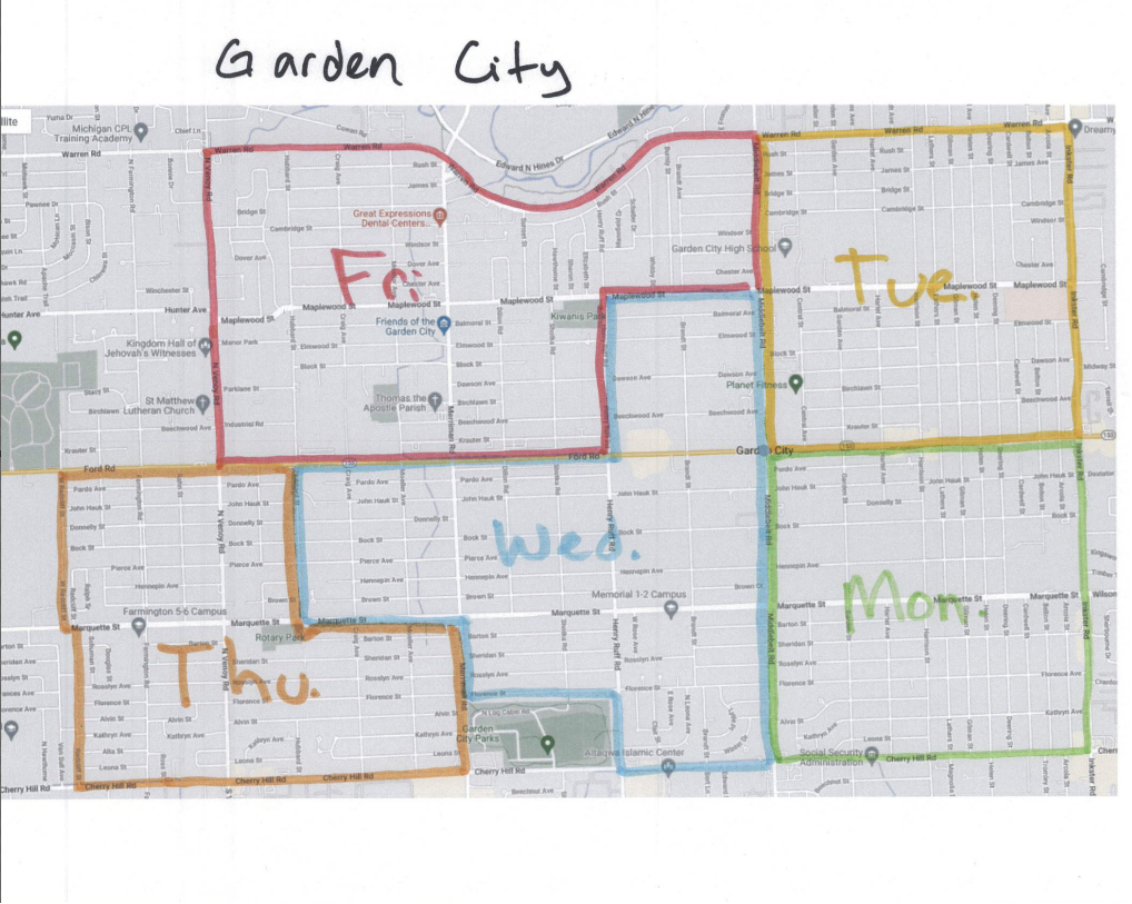 Garden City Map